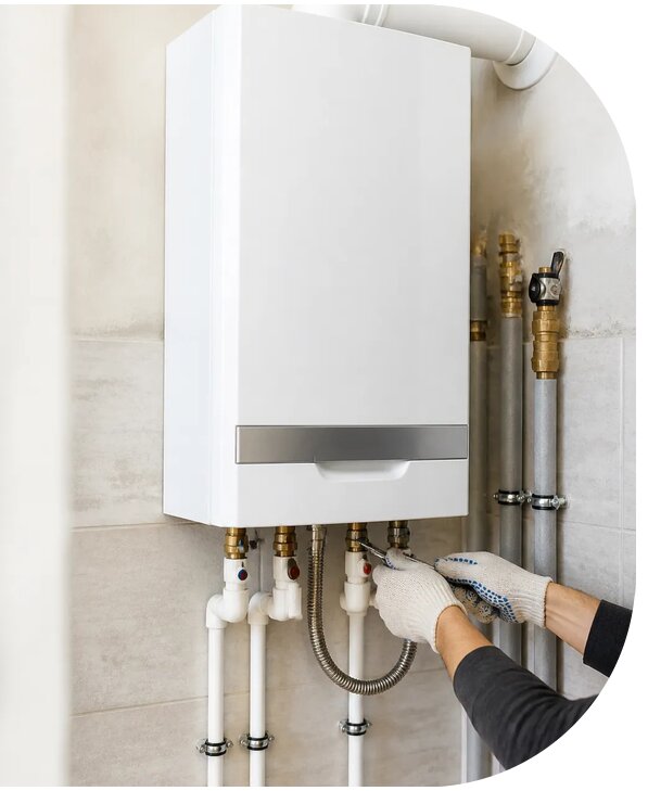 Профессиональный монтаж настенного котла в Донецке под ключ