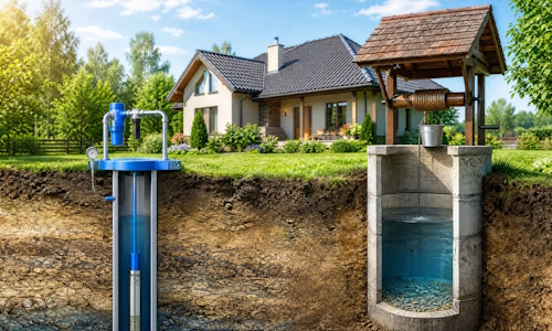 Автономное водоснабжение загородного дома Донецк: скважина или колодец 